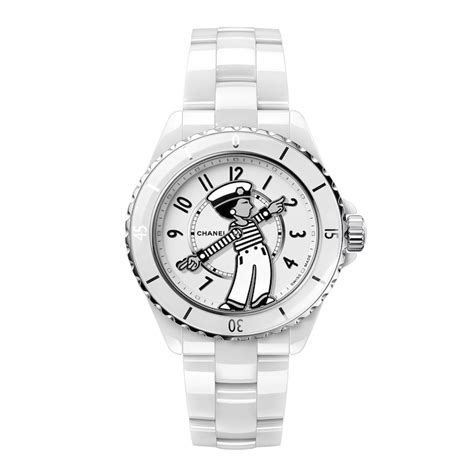 Chanel Mademoiselle J12 La Pausa Watch, 38 MM (H7481)